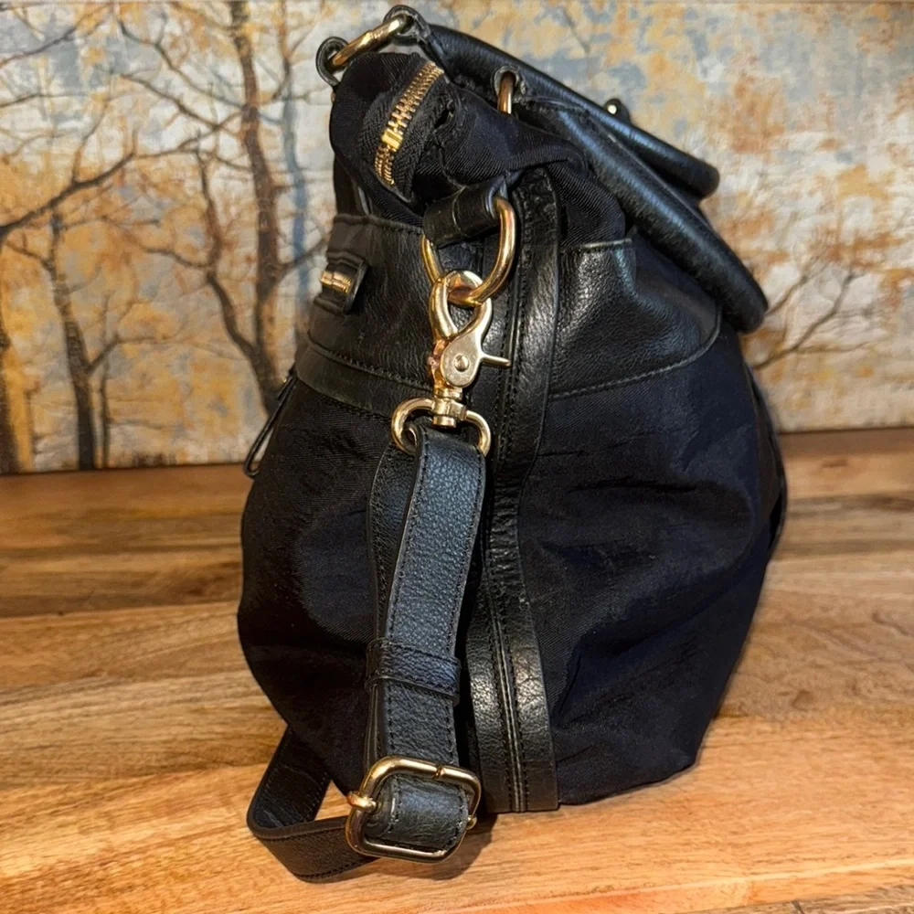 Black Women’s Tote Bag with Gold Hardware - Designer Style